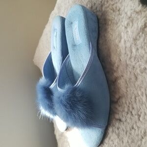 NEW! 🐰Light Blue Velvet Lady's Slippers